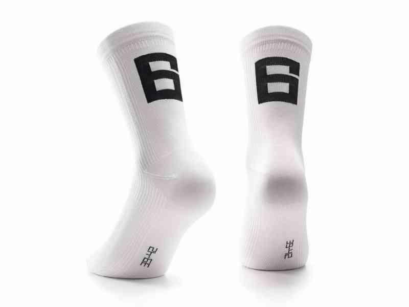 Assos Poker Cykelstrømper No.6 - Hvid - Str. I