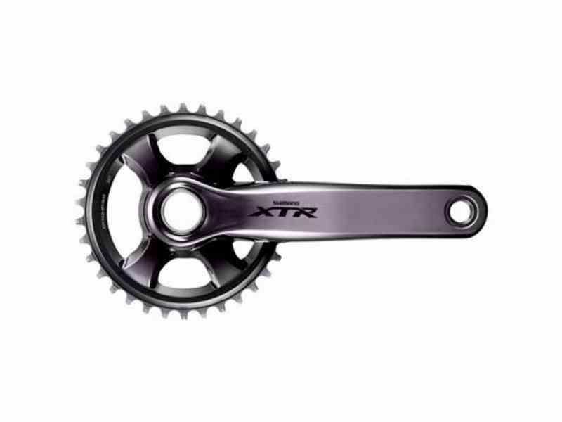 Shimano XTR Kranksæt M9000 Single - 175 mm - Sort