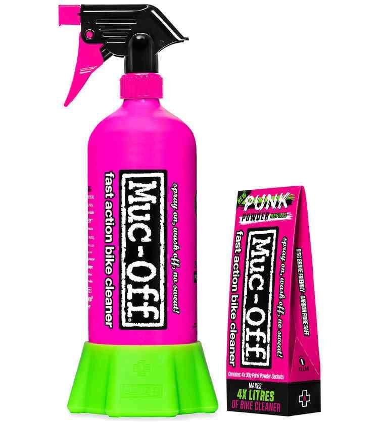 Muc-Off Bottle For Life Bundle - inkl. 4 pakker Punk Powder