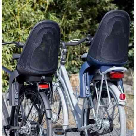 Qibbel Air cykelstol til bagagebærer, denim blå