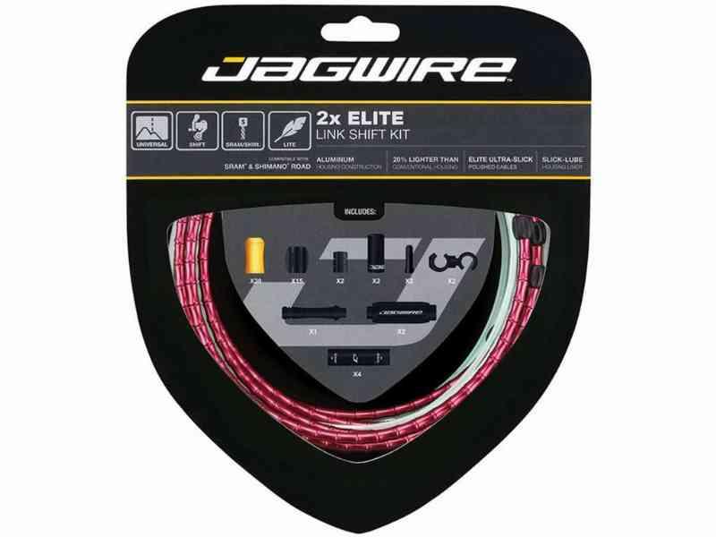 Jagwire Elite Link Bremsekabelsæt - 2 stk - Rød