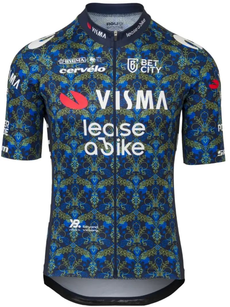 Agu Team Visma - Lease a Bike TDF Replica Jersey 2024 - Cykeltrøje