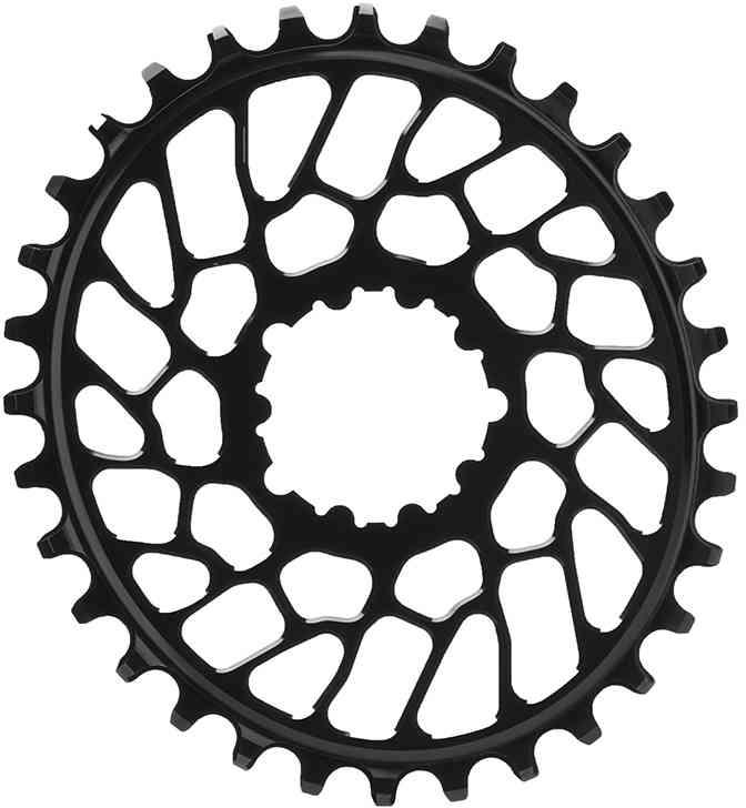 AbsoluteBlack 34T Kædekrans til Singlespeed Oval - Sort