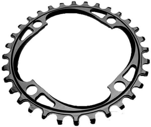 AbsoluteBlack Chainring Singlespeed 32T Ø104 mm - (1x10/11/12)  - Sort