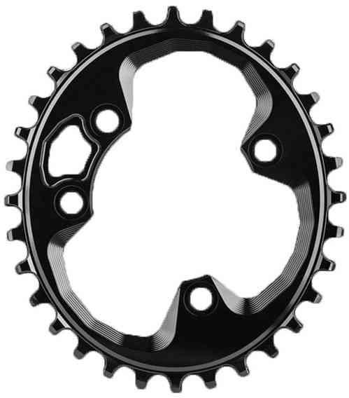 AbsoluteBlack Kædehjul 32T Ø76 mm - Oval - Sort