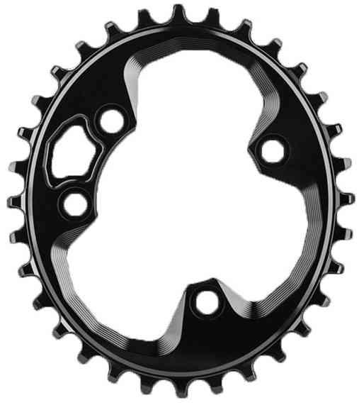 AbsoluteBlack Kædekrans Singlespeed 34T Ø76 mm - Sort
