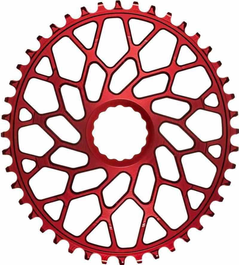 AbsoluteBlack 40T Kædehjul til Singlespeed - Rød