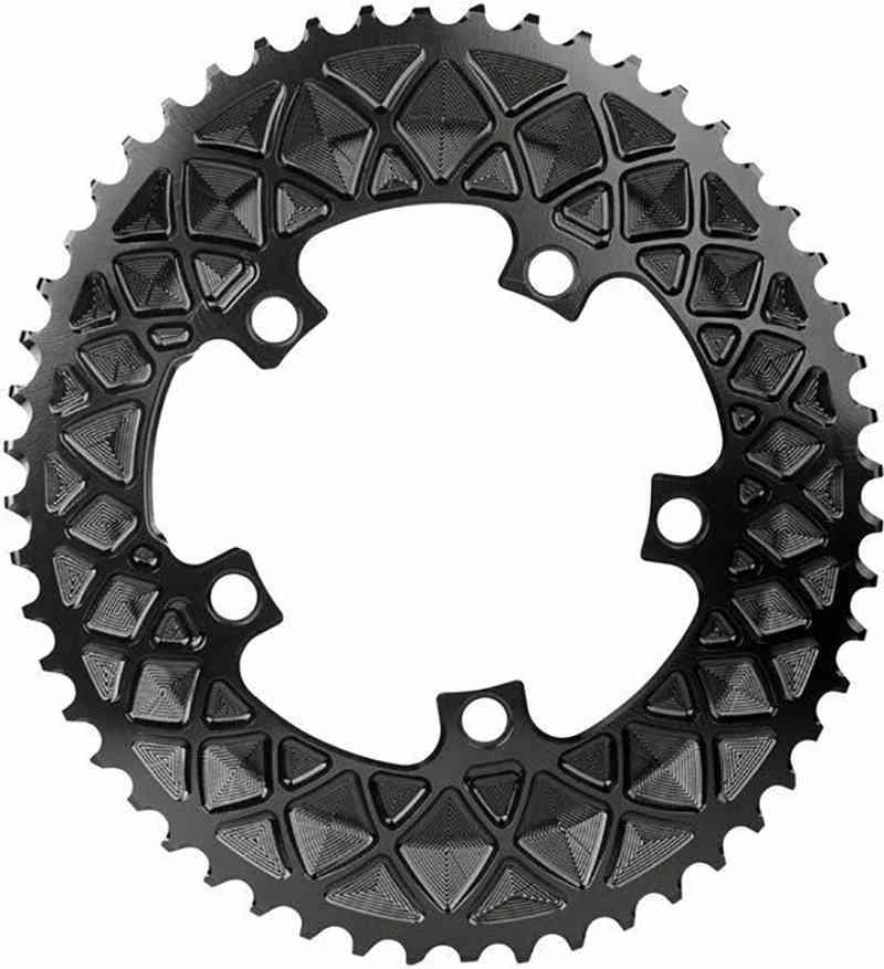 AbsoluteBlack Kædehjul - 52T Ø110 mm - Ydre Oval - Sort