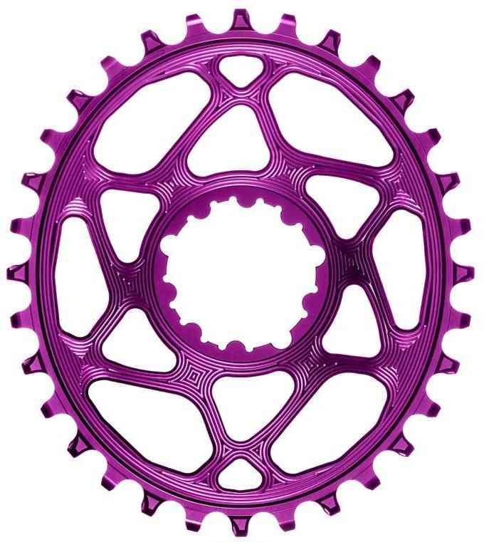 AbsoluteBlack 32T Oval Kædetræk til Singlespeed - Lilla