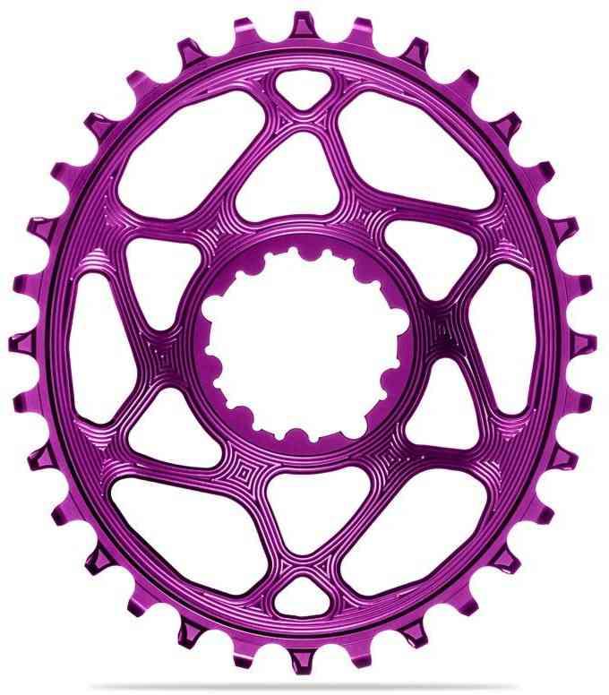 AbsoluteBlack 36T Oval Kædehjul til Singlespeed - Lilla