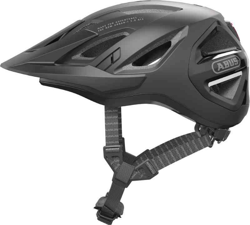 Abus Urban-I 3.0 ACE Cykelhjelm med LED - Sort