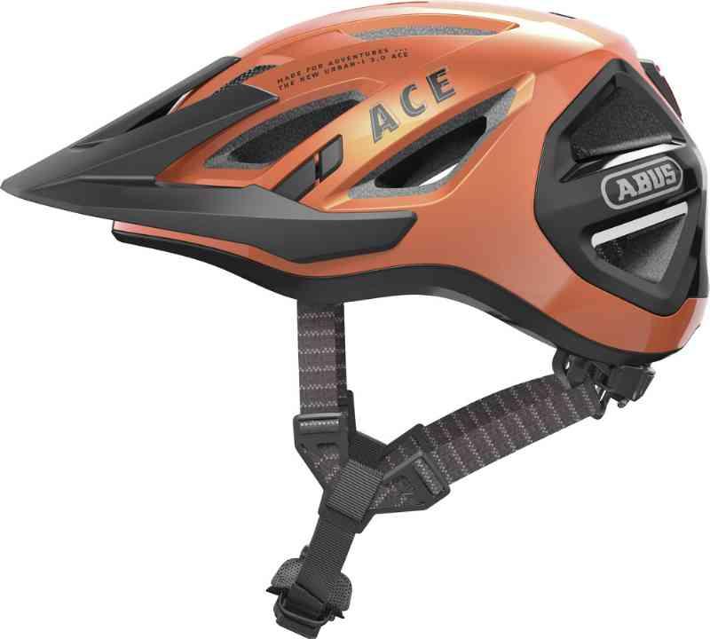 Abus Urban-I 3.0 ACE Cykelhjelm med LED - Orange