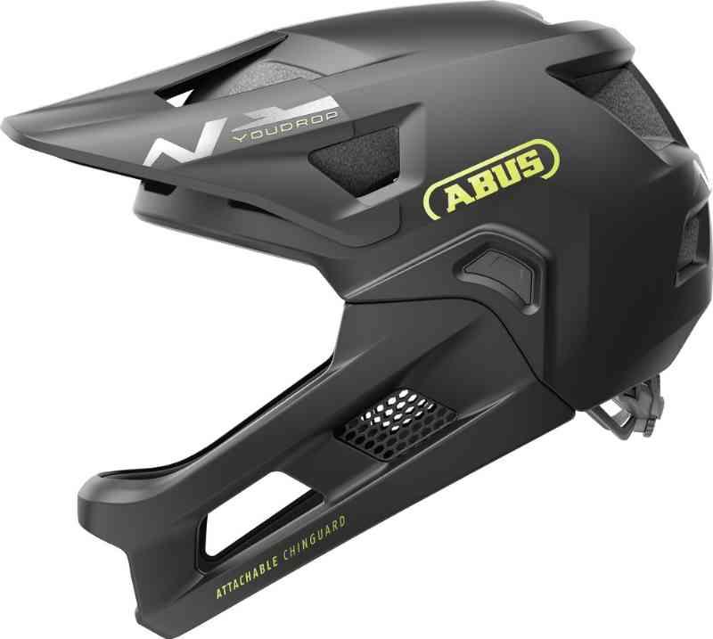 Abus YouDrop FF Junior – Sort cykelhjelm