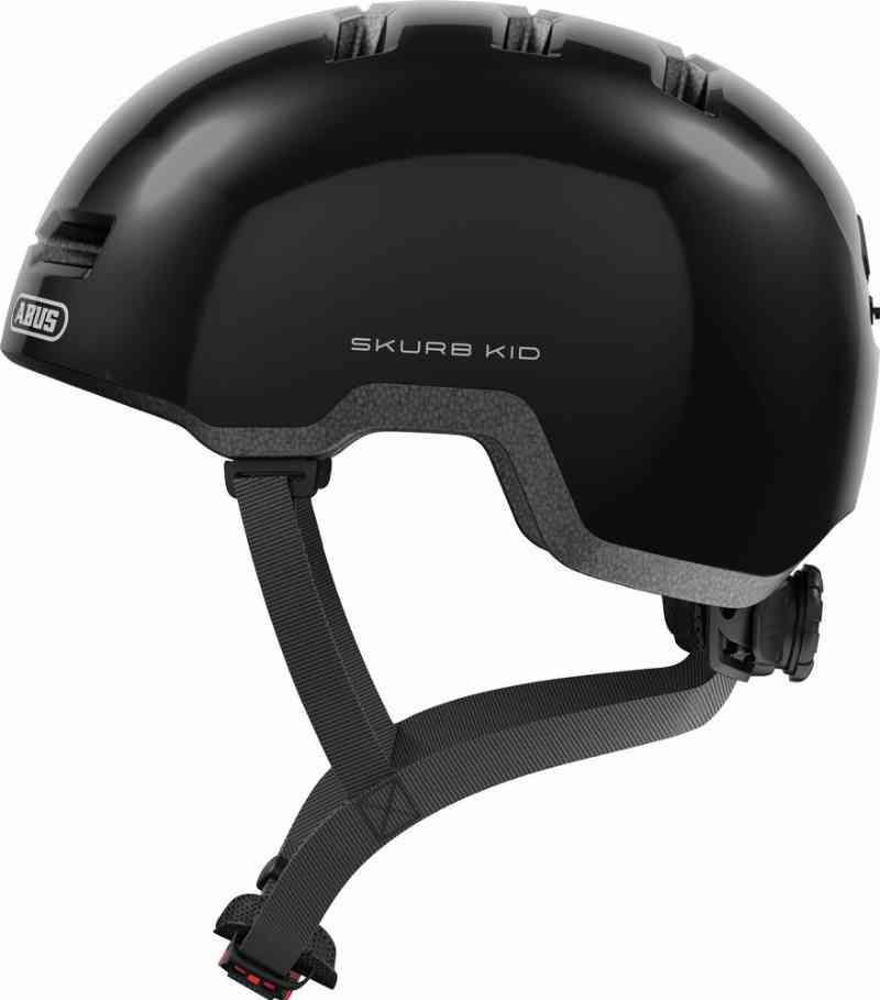 Abus Skurb Kid - Sort cykelhjelm
