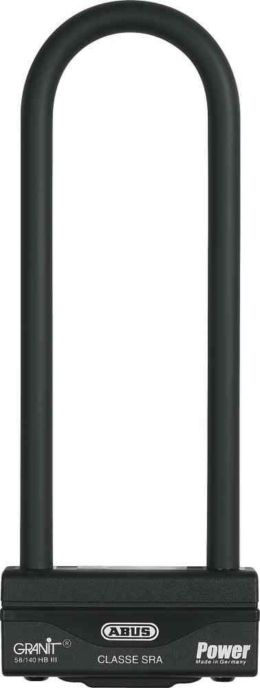 Abus Granit Bøjlelås 58 Power XPlus - 300mm - Sort
