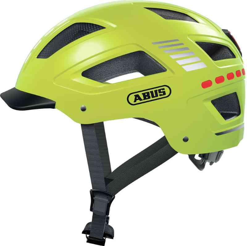 Abus Hyban 2.0 Cykelhjelm med LED - Gul