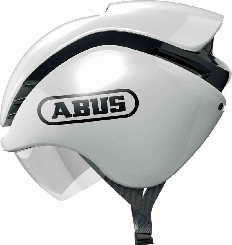 Abus GameChanger TRI - Hvid Cykelhjelm
