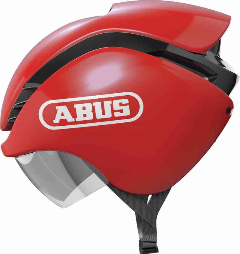 Abus GameChanger TRI - Rød Cykelhjelm