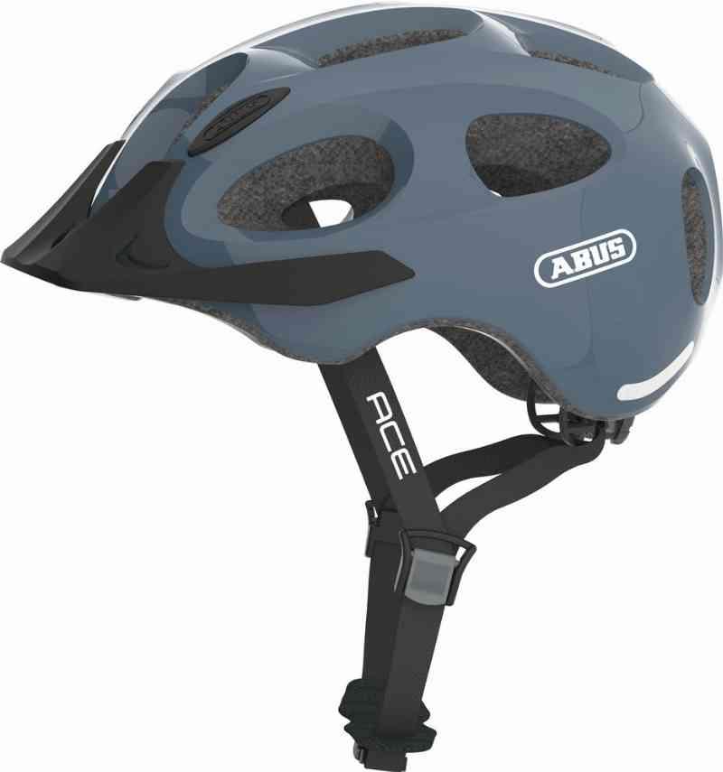 Abus Youn-I ACE Cykelhjelm m. LED - Blå