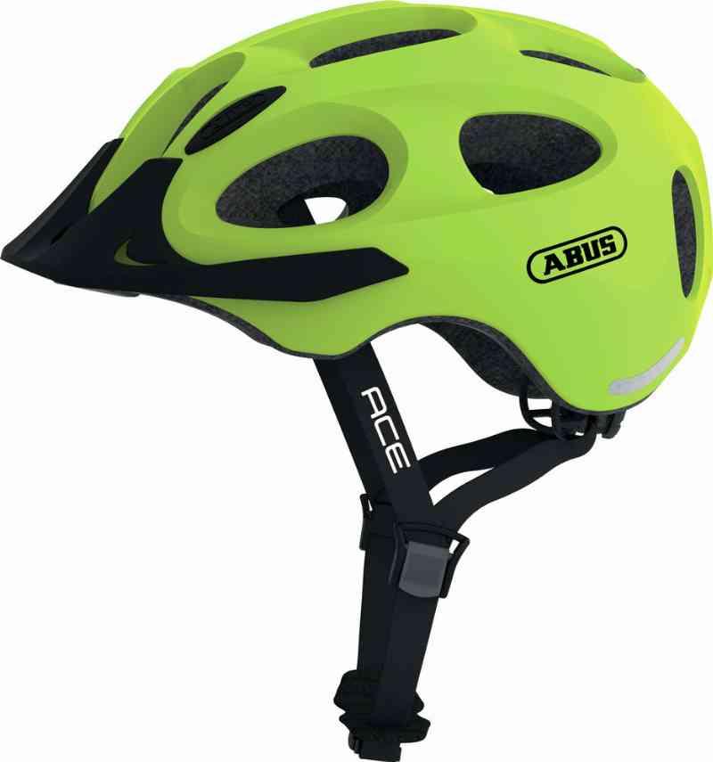 Abus Youn-I ACE Cykelhjelm med LED - Gul
