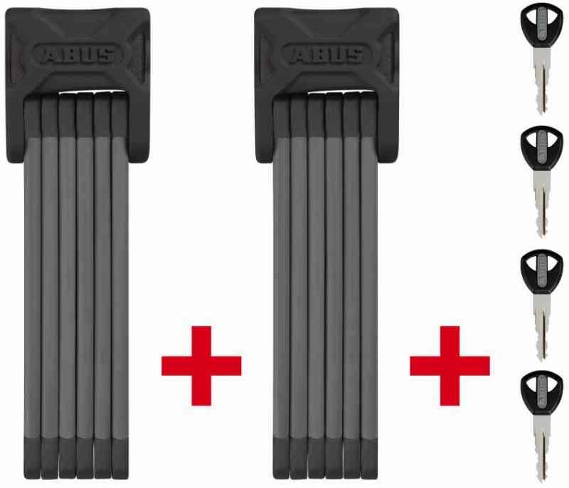 Abus Bordo 6000 Foldelås 90cm - Grå Twinset