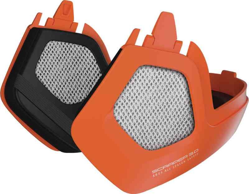 Abus Ørepuder til Cykelhjelm Scraper 3.0 – Orange