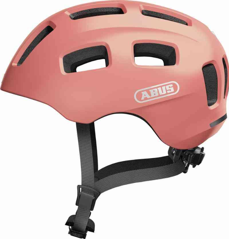 Abus Youn-I 2.0 Cykelhjelm med LED Lys - Rød
