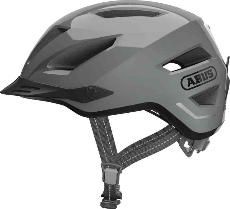 Abus Pedelec 2.0 Hjelm med LED Lys - Grå
