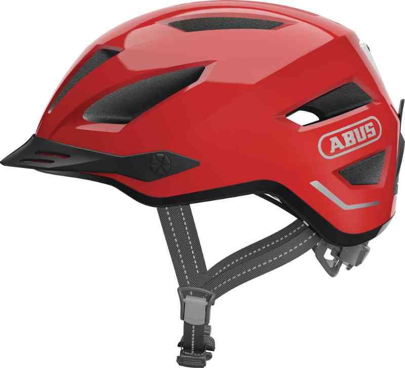Abus Pedelec 2.0 cykelhjelm m. LED lys - Rød
