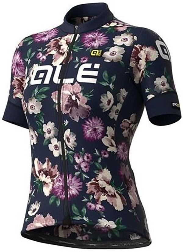 Alé PRR Fiori Jersey - Lilla med Grafikker