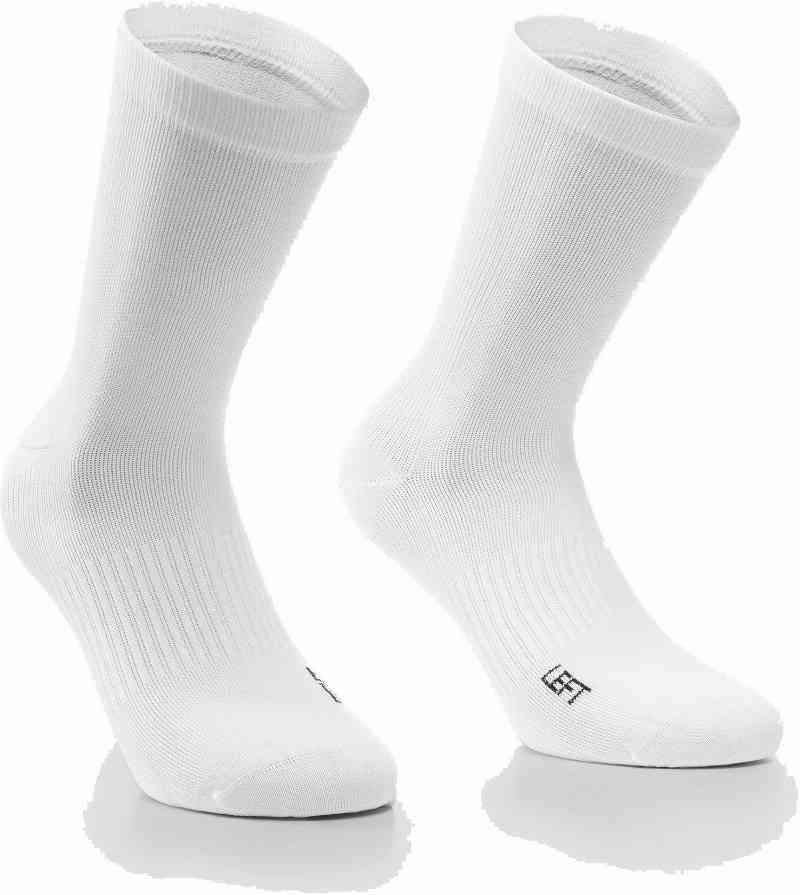 Assos Essence Høje Sokker - 2-pak - Hvid
