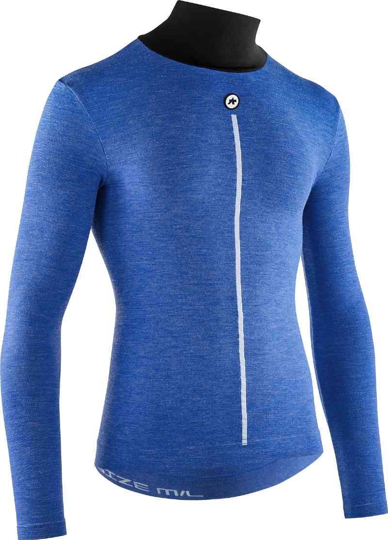 Assos UZ Vinter Langærmet Skin Layer P1 - Calypso Blå