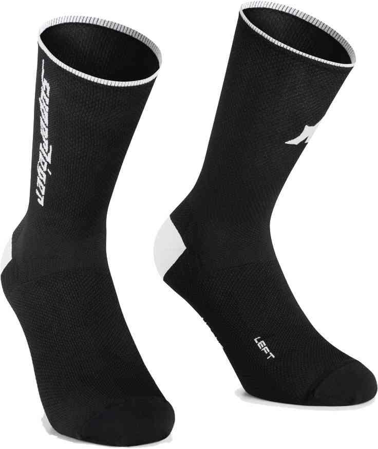Assos RS Sko Strømper – Superlette, Sort