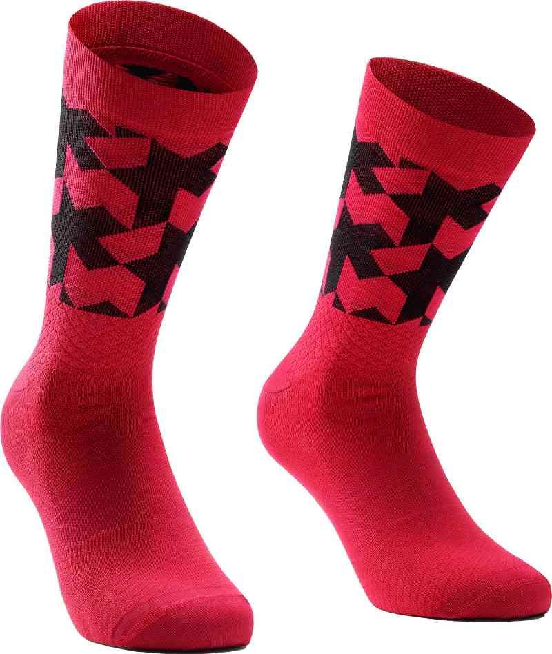 Assos Monogram Strømper EVO - Lunar Rød