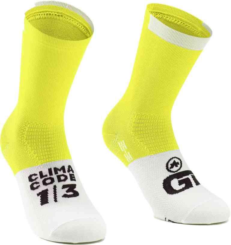 Assos GT C2 Sokker – Gul/Hvid