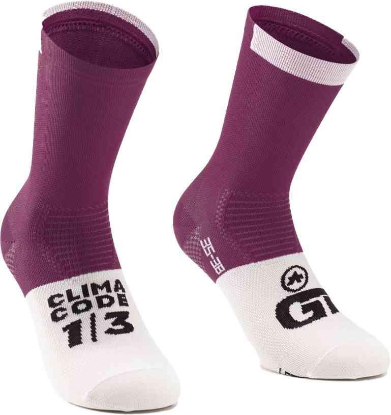 Assos GT C2 Strømper – Lilla/Hvid