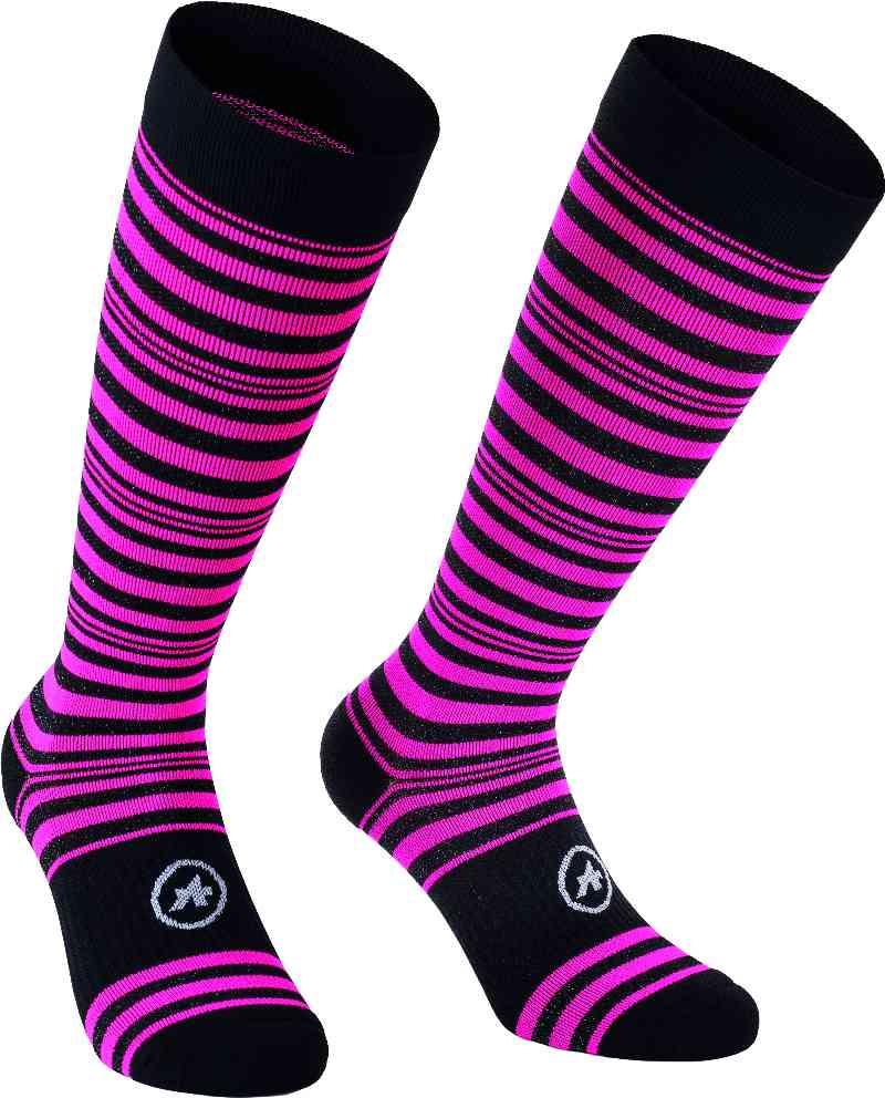 Assos SONNENSTRUMPF Kvinders Forårs- og Efterårssokker - Fluo/Pink
