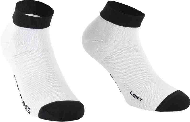 Assos RS Sokker Superlette Lav - Hvid