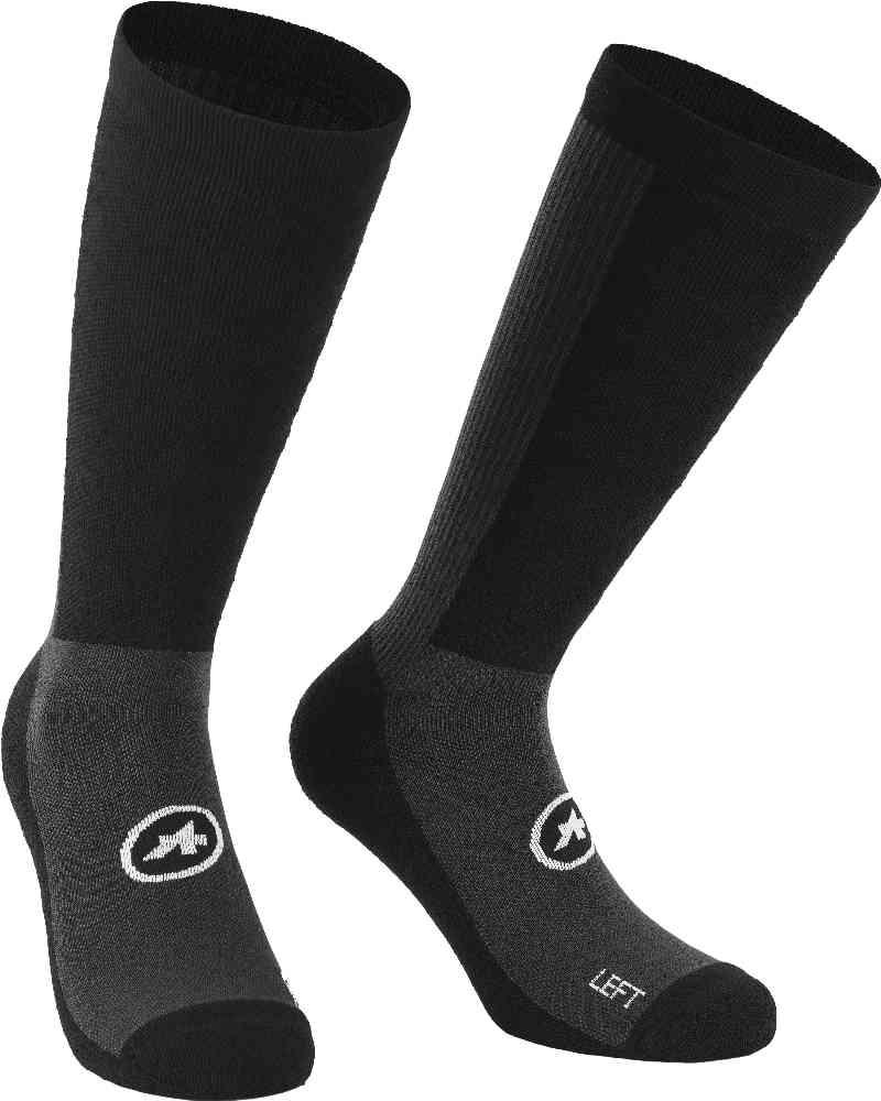 Assos TRAIL Vinterstrømper T3 - Sort til cykling