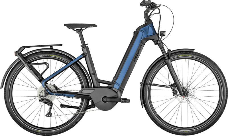 Bergamont E-Ville 2022 – Sort og Blå Cykel