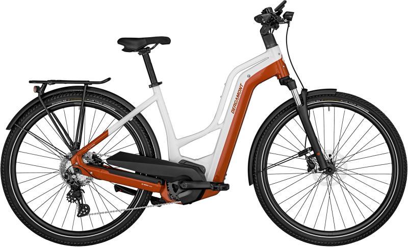 Bergamont E-Horizon Edition LTD Amsterdam 2024 - Elcykel i hvid/orange