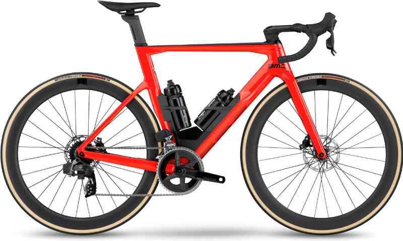 BMC Timemachine 01 ROAD THREE 2022 - Rød Cykel