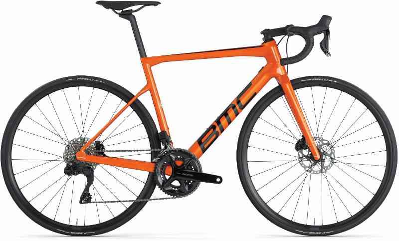 BMC Teammachine SLR FOUR 2024 - Funklende Orange/Sort