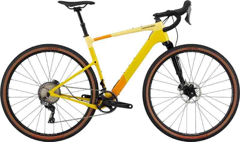 Cannondale Topstone Carbon 2 2023 - Gul Cykel