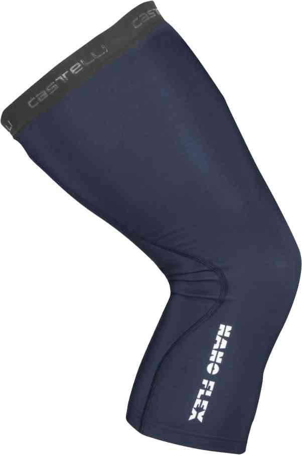 Castelli NANO FLEX 3G Knævarmer - Belgisk Blå