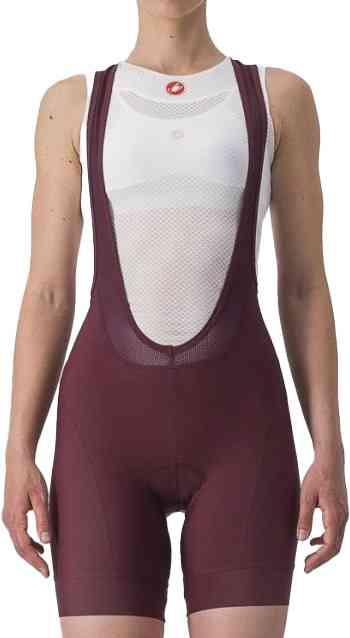 Castelli PRIMA BIBSHORT Cykelbukser - Bordeaux/Persisk