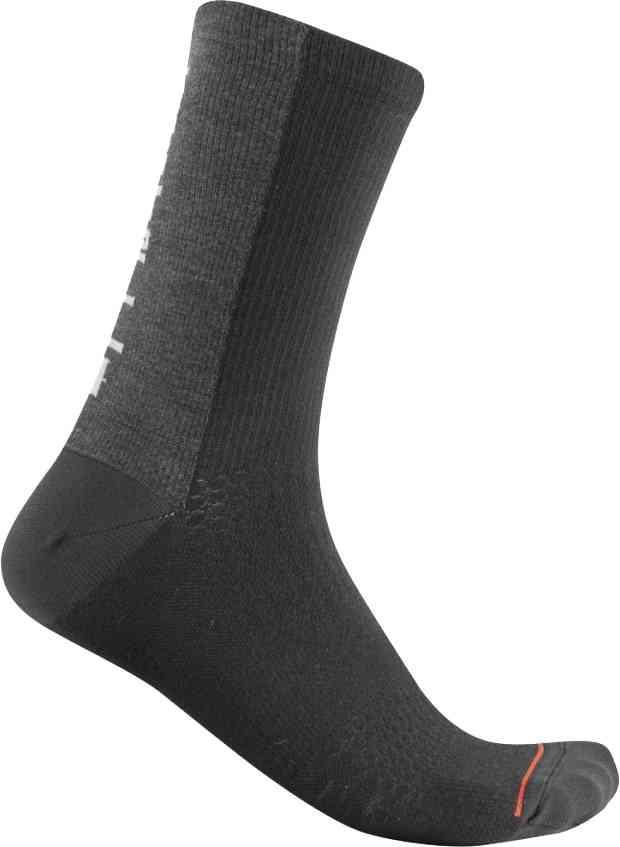 Castelli Bandito Uld 18 Sokker - Sort/Grå