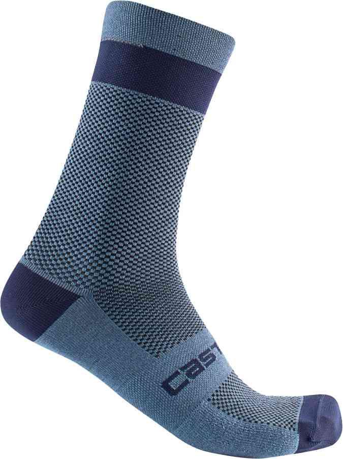 Castelli ALPHA 18 Sokker - Blå