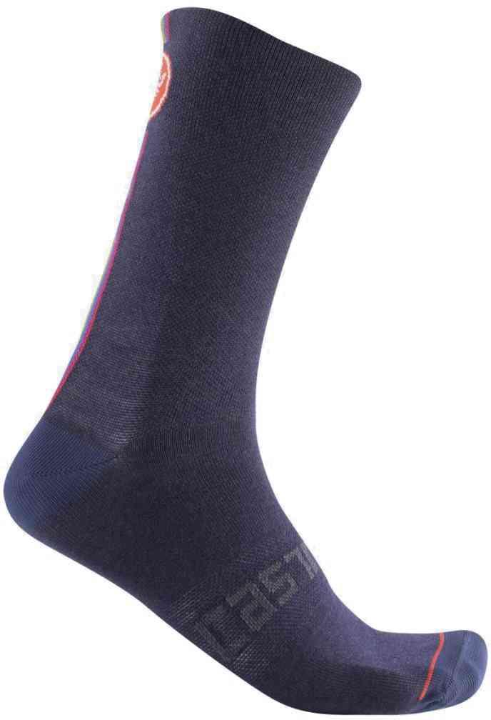 Castelli RACING STRIPE 18 STRØMPE - Blå