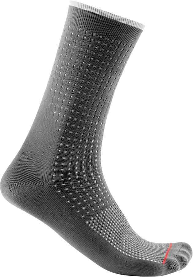Castelli Premio 18 Sokker - Gunmetal Grå